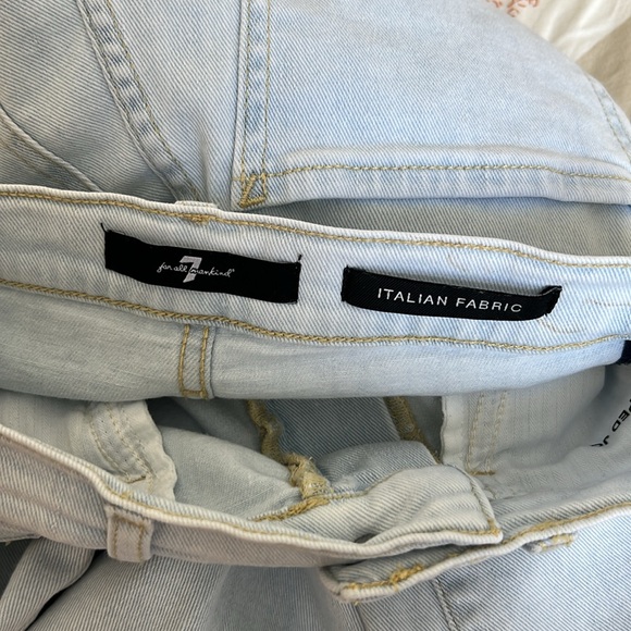 7 For All Mankind Ultra High Rise Cropped Jo Jean - Picture 10 of 11